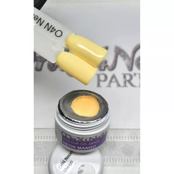 Farbgel Deko Neon Pastell Mango 5ml
